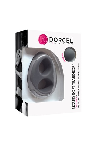 Anneau pénien Liquid Soft Terdrop Gris