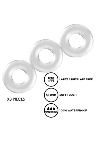 3 anneaux waterproof - Transparent