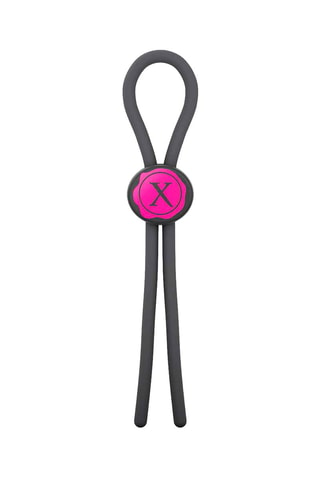 Anneau pénien waterproof Mr Dorcel - Gris et rose - Ajustable