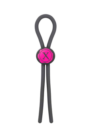 Anneau pénien waterproof Mr Dorcel - Gris et rose - Ajustable