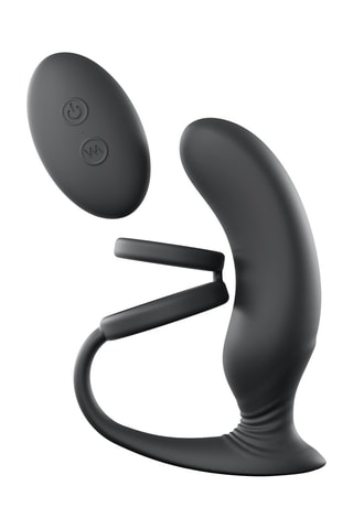 Stimulateur de prostate Double Game - Noir - 10 cm