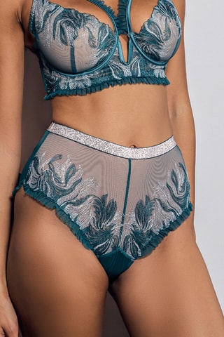 Culotte - Verde e argentato