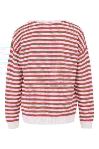 Maglia Haspull - Rosa e bianco - Terre de Marins