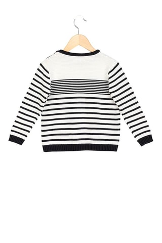 Maglia Ublo - Bianco e navy - Terre de Marins
