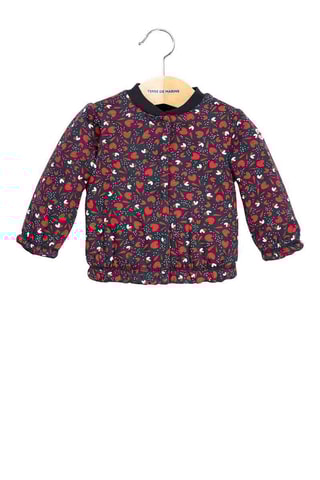 Giacca imbottita double face Evoriaz - Navy - Terre de Marins