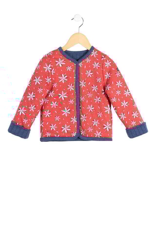 Giacca double face Wax - Blu e rosa - Terre de Marins