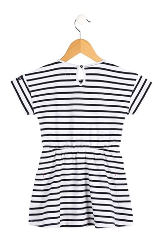 Abito Alune - Bianco e navy - Terre de Marins