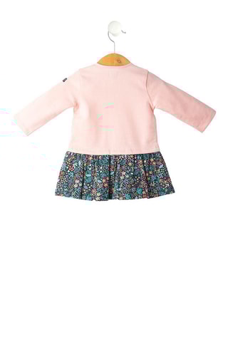 Abito effetto trompe-l’œil - Rosa cipria - Terre de Marins