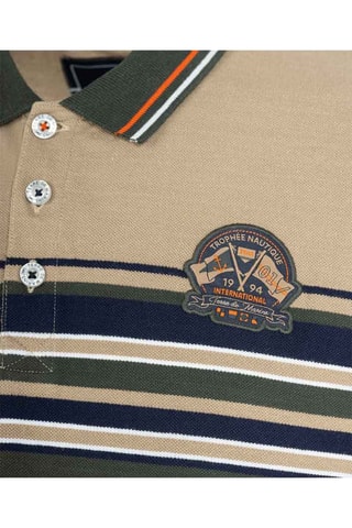 Polo - Verde scuro e beige - Terre de Marins