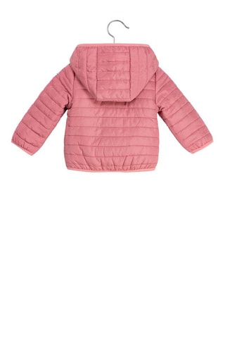 Piumino con cappuccio Damina - Rosa peonia - Terre de Marins