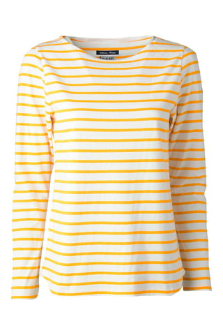 T-shirt Epacage - Blanc et jaune - Elle est où la Mer