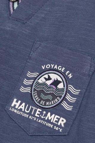 T-shirt Capla - Blu - Terre de Marins