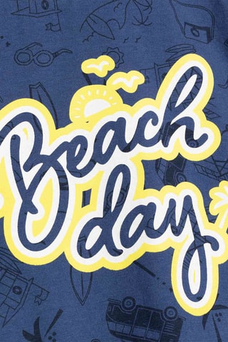 T-shirt Evazi - Blu e giallo - Terre de Marins