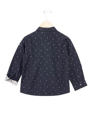 Camicia con papillon Vopasi - Navy - Terre de Marins