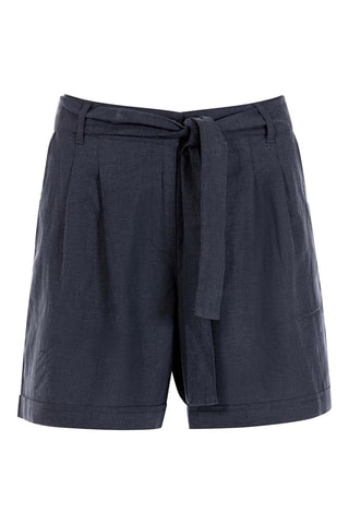 Shorts in lino Litche - Blu - Terre de Marins