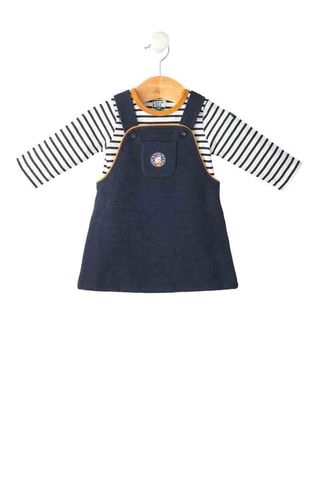 T-shirt e abito salopette - Indaco - Terre de Marins