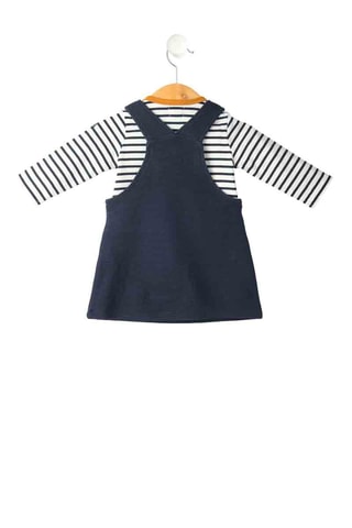 T-shirt e abito salopette - Indaco - Terre de Marins