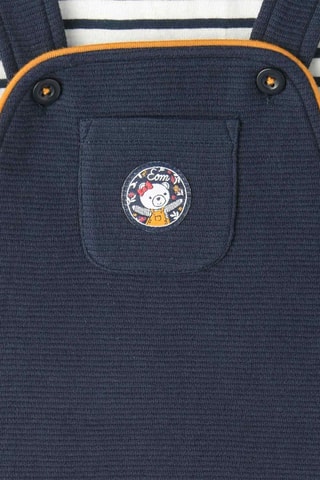 T-shirt e abito salopette - Indaco - Terre de Marins