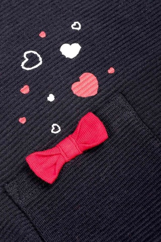 T-shirt a righe e salopette-abito Alouxe - Navy e bianco - Terre de Marins