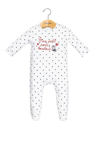 Tutina Pazane - Bianco e navy - Terre de Marins