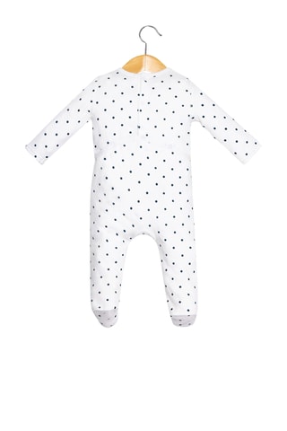 Tutina Pazane - Bianco e navy - Terre de Marins