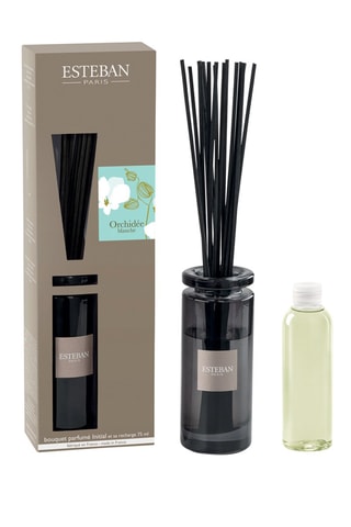 Ambientador de varillas Initial y recarga 75 ml - Orquídea blanca