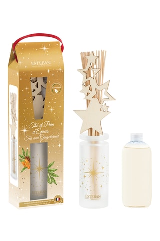 Ambientador de varillas con recarga «Té y pan de especias» - 100 ml