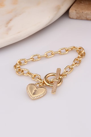 Pulsera - Chapado en oro amarillo y perlas cultivadas