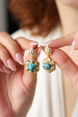 Pendientes - Turquesas