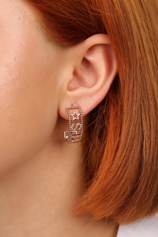 Semicriollas bañadas en oro fino amarillo - Circones