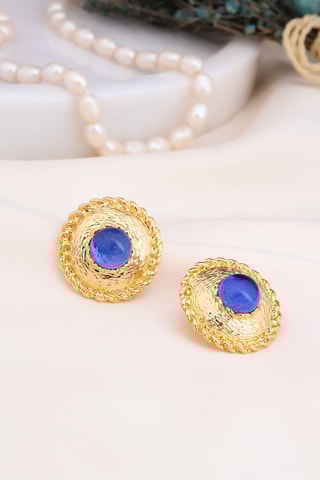 Dormilonas - Chapado en oro amarillo y ojos de gato