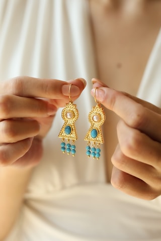 Pendientes - Turquesas