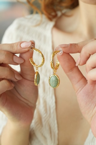 Pendientes - Amazonitas