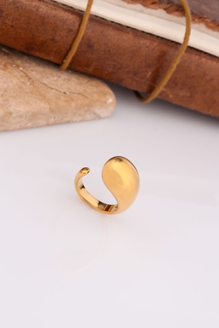 Anillo - Chapado en oro amarillo