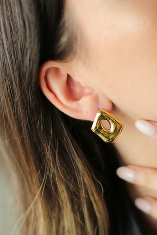 Pendientes - Chapado en oro amarillo