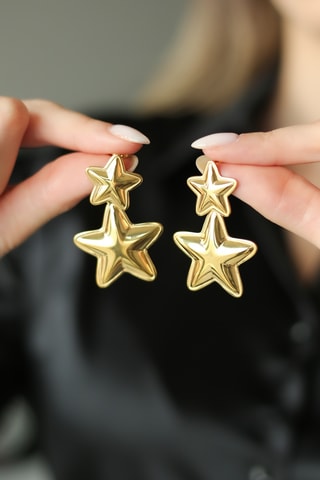 Pendientes - Chapado en oro amarillo