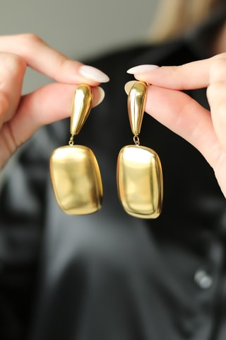 Pendientes - Chapado en oro amarillo