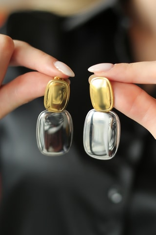 Pendientes - Chapado en oro amarillo