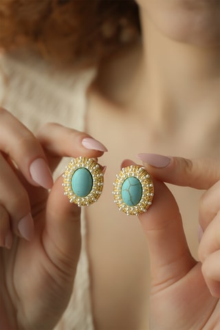Pendientes - Turquesas