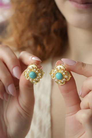 Pendientes - Turquesas