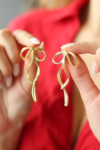 Pendientes - Chapado en oro amarillo