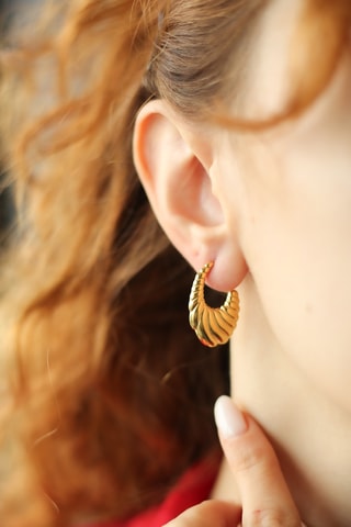 Pendientes - Chapado en oro amarillo