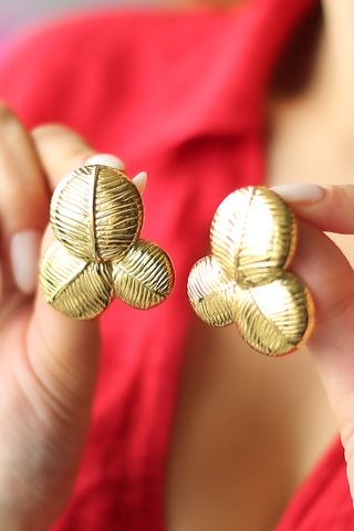 Pendientes - Chapado en oro amarillo