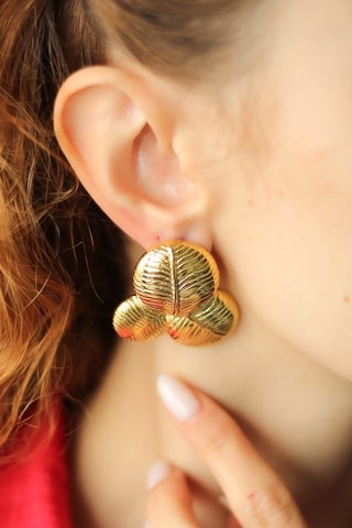 Pendientes - Chapado en oro amarillo