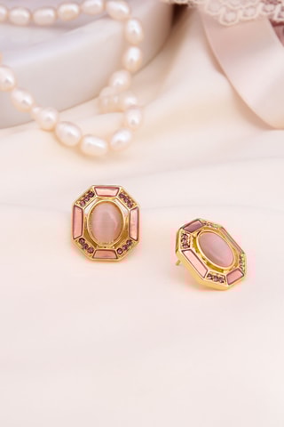 Dormilonas - Chapado en oro amarillo y piedras de sol