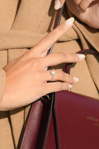 Solitario Impérial - Oro blanco y diamante