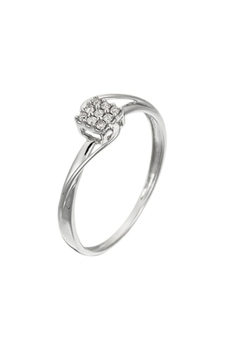 Anillo Rêverie - 
Oro blanco y diamantes