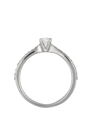 Alianza I Do - Oro blanco y diamantes