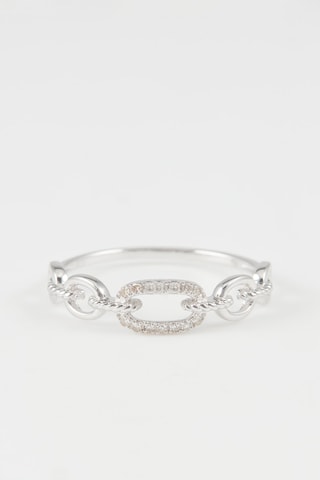 Anillo Hana - Oro blanco y diamantes