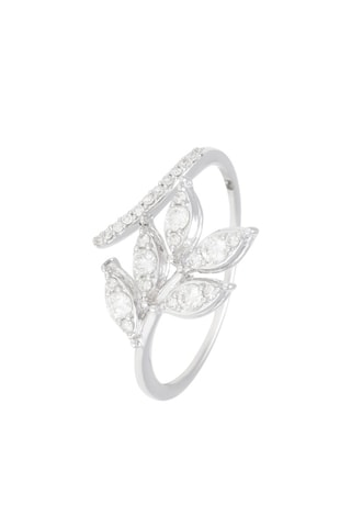 Anillo Izïa - Oro blanco y diamantes
